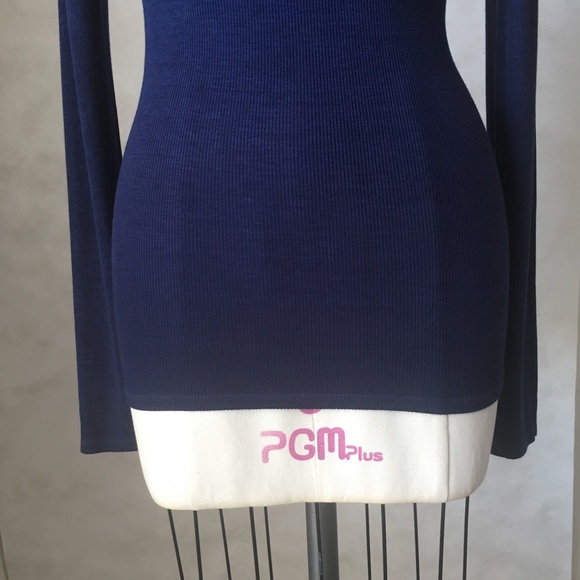 🇺🇸 ENZA COSTA SILK RIB CREW LONG SLEEVE TOP - Picture 4 of 7